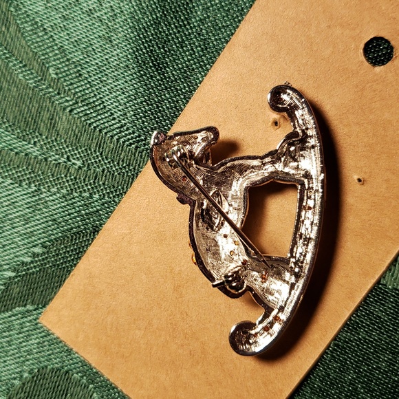 Brooch Rhinestone Rocking Horse - Picture 4 of 6